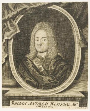 Bildnis des Johann Andreas Westphal