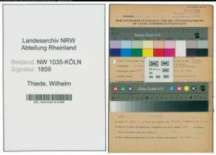 Entnazifizierung Wilhelm Thiede , geb. 01.06.1910 (Bergingenieur)