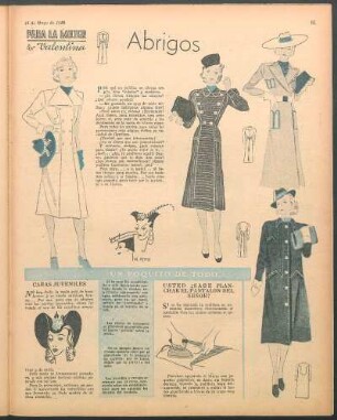 Abrigos [Dibujos] : Para la mujer