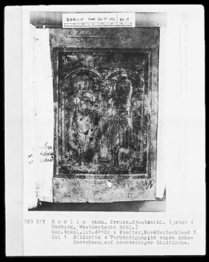 Psalter — Verkündigung, Folio 1recto