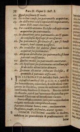 78-87, Jus Patronatus describit Barb. juris Ecclesisastici ...