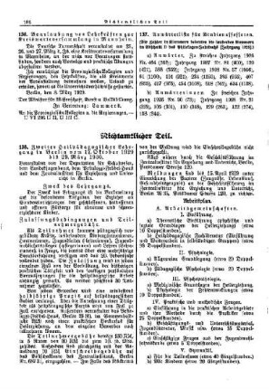Zweiter Heilpädagogischer Lehrgang in Berlin vom 17. Oktober 1929 bis 29. März 1930 : [Nichtamtlicher Teil]