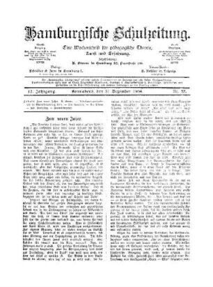 Zum neuen Jahre