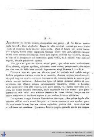 De opere sex dierum commentatio.
