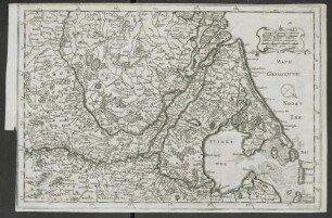 [Totius Rheni ab eius capitibus ad oceanum usque Germanicum in quem se exonera novissima descriptio]