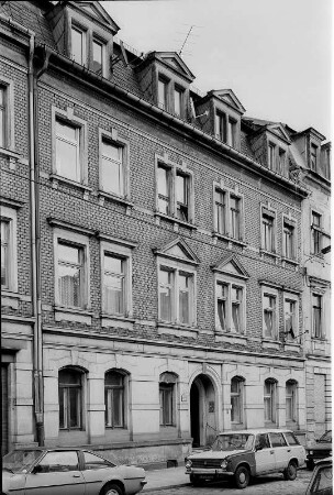 Dresden-Neustadt, Schönfelder Straße 5. Wohnhaus (um 1890). Straßenansicht