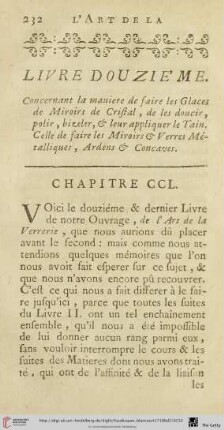 Chapitre CCL
