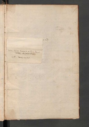 Notiz zum Handschrifteninhalt
