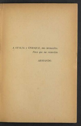 [Dedicatoria] Á Otilia y Enrique