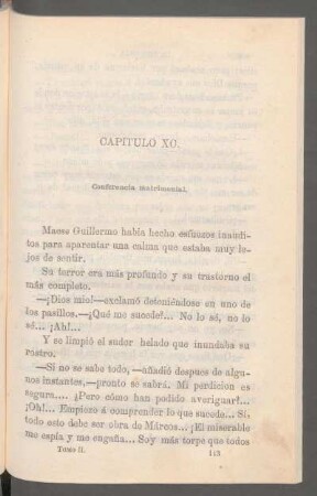 Capítulo XC. - Conferencia matrimonial.