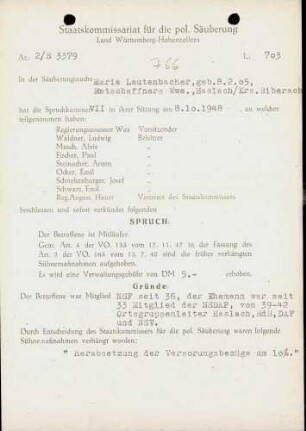Lautenbacher, Maria
