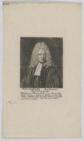 Bildnis des Michaelis Alberti