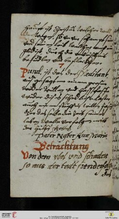 Betrachtung. Von dem vbel und schaden so aus der todtsunde folgt