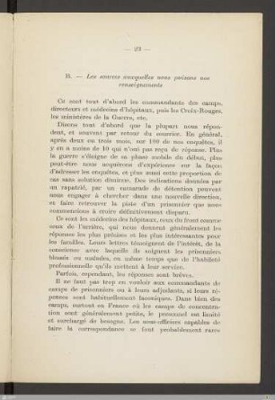 B. - Les sources auxquelles nous puisons nos renseignements