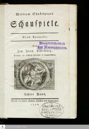 Achter Band: Zweyter Theil Königs Heinrich des Sechsten
