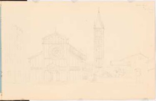 San Zeno, Verona: Perspektivische Ansicht von Westen