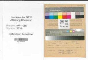 Entnazifizierung Anneliese Schroeder , geb. 22.06.1911 (Missionarin)