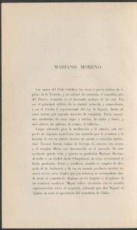 Mariano Moreno