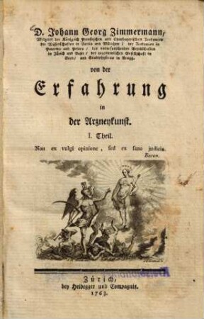 Von der Erfahrung in der Arzneykunst, 1