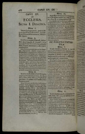 Caput XV. De Ecclesia.