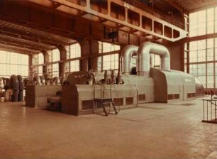 Turbinenanlage der MAN Maschinenfabrik Augsburg-Nürnberg AG