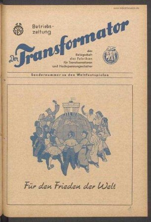 TRO-Betriebszeitung 'Der Transformator'; Sondernummer/1951 (August 1951)