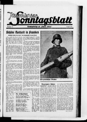 Illustriertes Sontagsblatt. 1938-1941