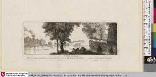 [Un Pêcheur au bord d'une rivière; Landschaft mit Anglern]