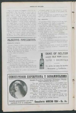 Algunas anecdotas