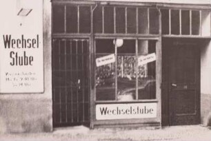 Berlin (West), Geschlossene Wechselstube nach dem 13. August 1961, Kaiserdamm