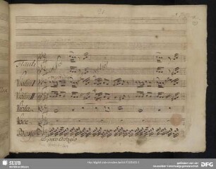 La Fedeltà in amore. Excerpts - Mus.3549-F-36,4 : S, orch, b