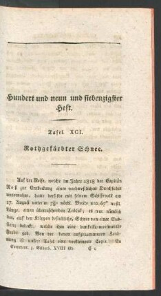 Hundert und neun und siebenzigster Heft.