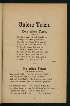 79-80, Unsere Toten