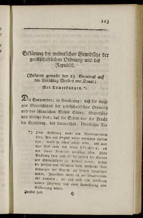 Erklärung der wesentlichen Grundsätze der gesellschaftlichen Ordnung und der Republik