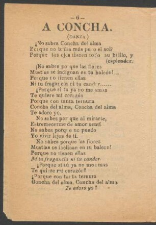 A Concha. : (Danza)