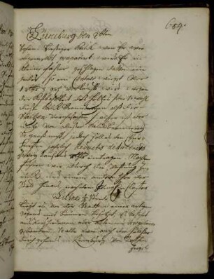 [Kloster] Lüne 26. Januar 1710