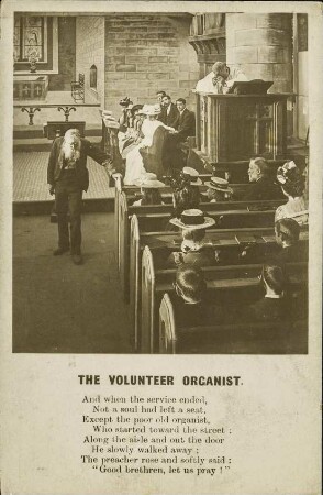 The volunteer organist.
