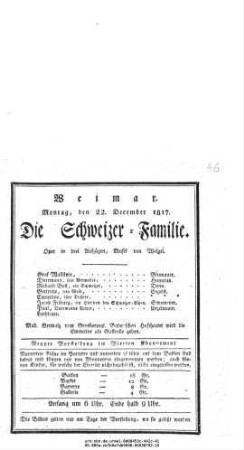 Die Schweizer=Familie