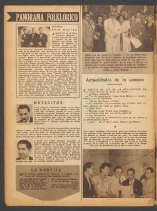 Panorama folklórico