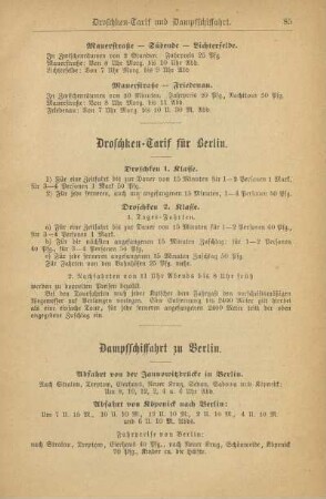 Dampfschiffahrt zu Berlin