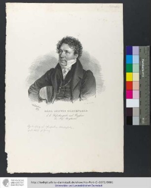 Carl Ludwig Costenoble / k. k. Hofschauspieler und Regisseur des Hof-Burgtheaters / Kriehuber