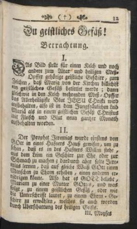 Du geistliches Gefäß
