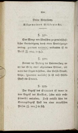 Allgemeines Völkerrecht.