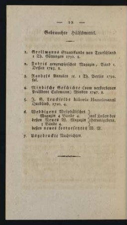 Gebrauchte Hülfsmittel
