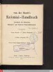 1: Von der Heydt's Kolonial-Handbuch Kolonial-Handbuch Heydt's Kolonial-Handbuch : Jahrbuch der deutschen Kolonial- und Uebersee-Unternehmungen
