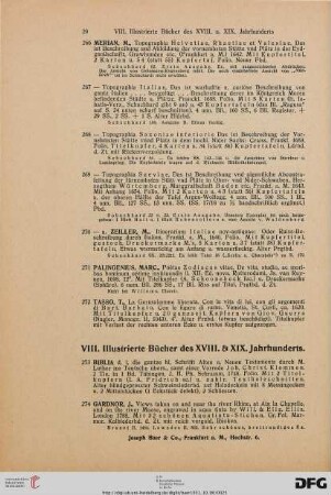 Illustrierte Bücher des XVIII. & XIX. Jahrhunderts (Nr. 273-294)