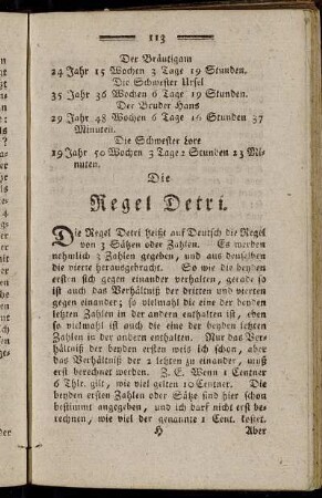 Die Regel Detri