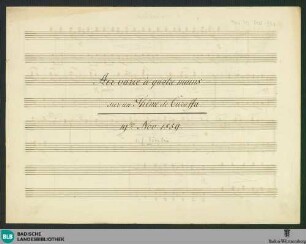 Variations - Don Mus.Ms.Ded. 131 : pf 4hands; G