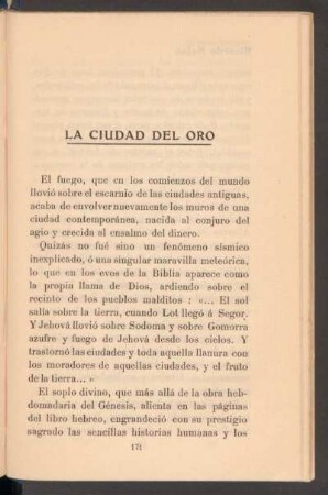La ciudad del oro