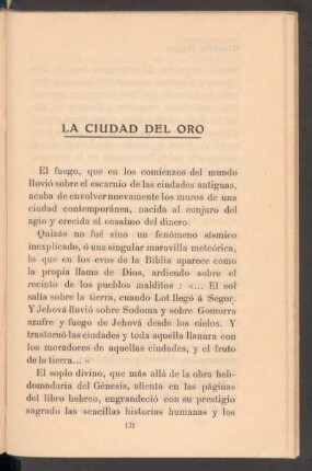 La ciudad del oro